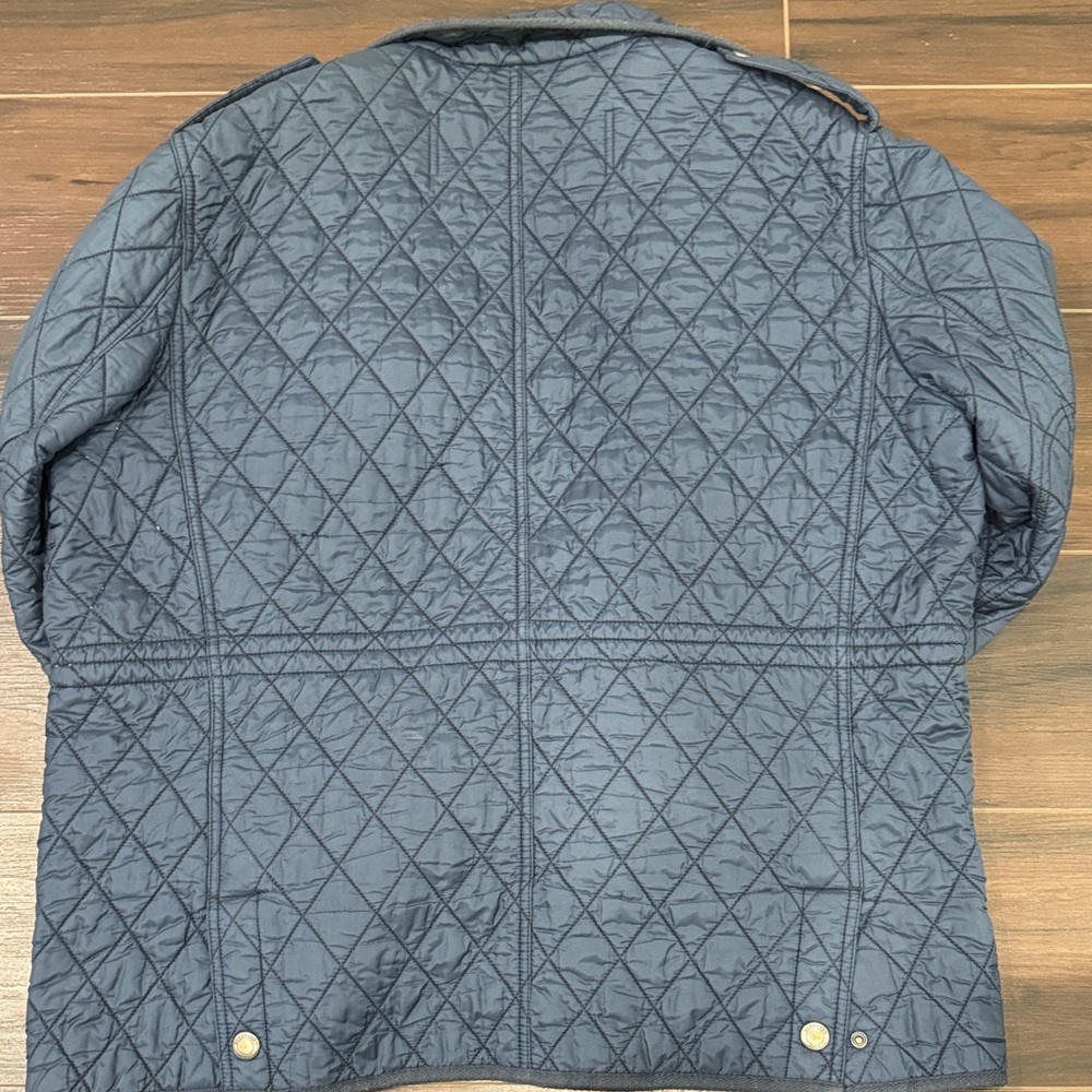 Burberry Dark Blue Quilted Jacket - Picture 3 of 3